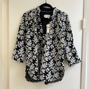 NEW with tags Anthropologie black and white top